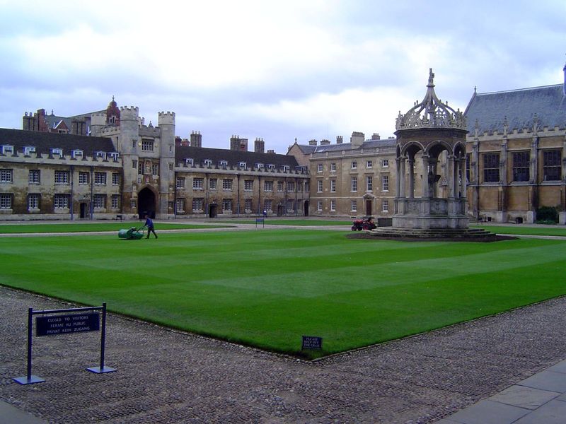 Trinity Court, looking to the south gate.