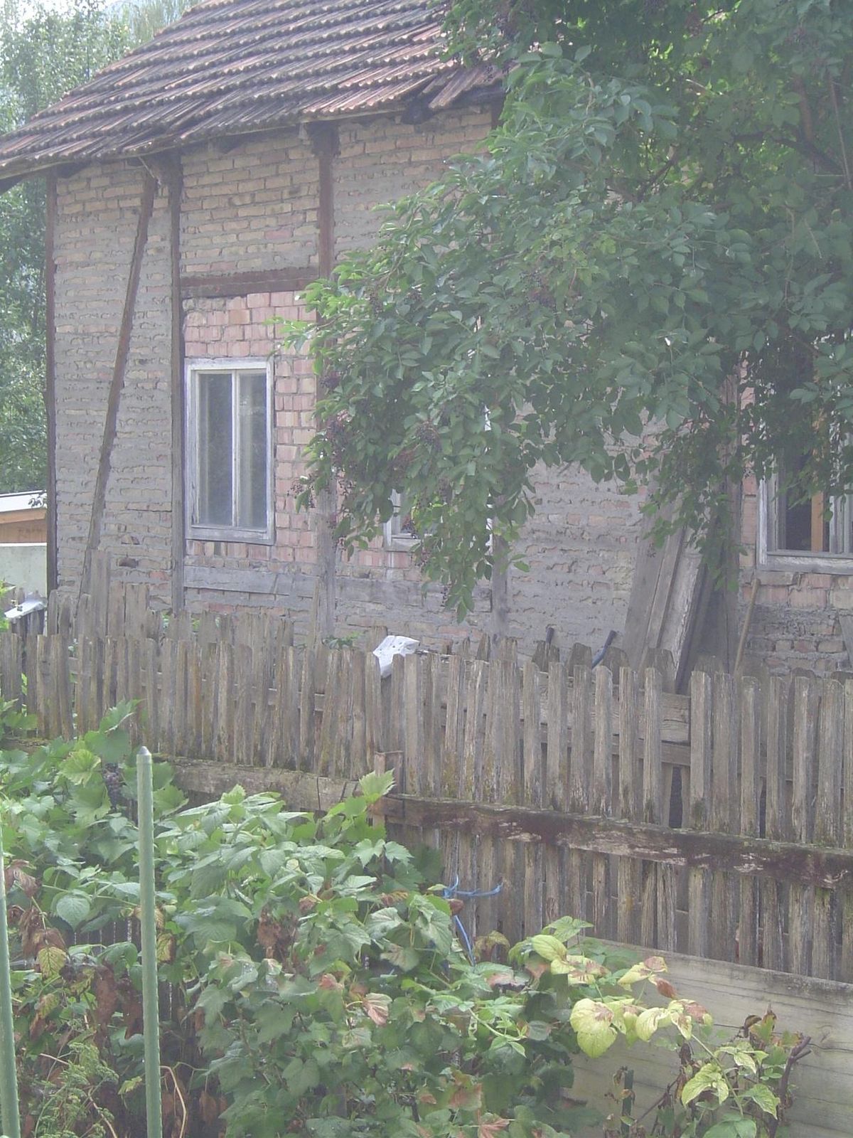 A bit of modernization, with a window let into a half-timbered wall.