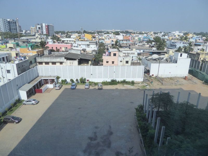 We'll start at Coimbatore, 50 long miles from Ooty and the location of the airport nearest to Ooty. You can't tell from the photo, but outsi