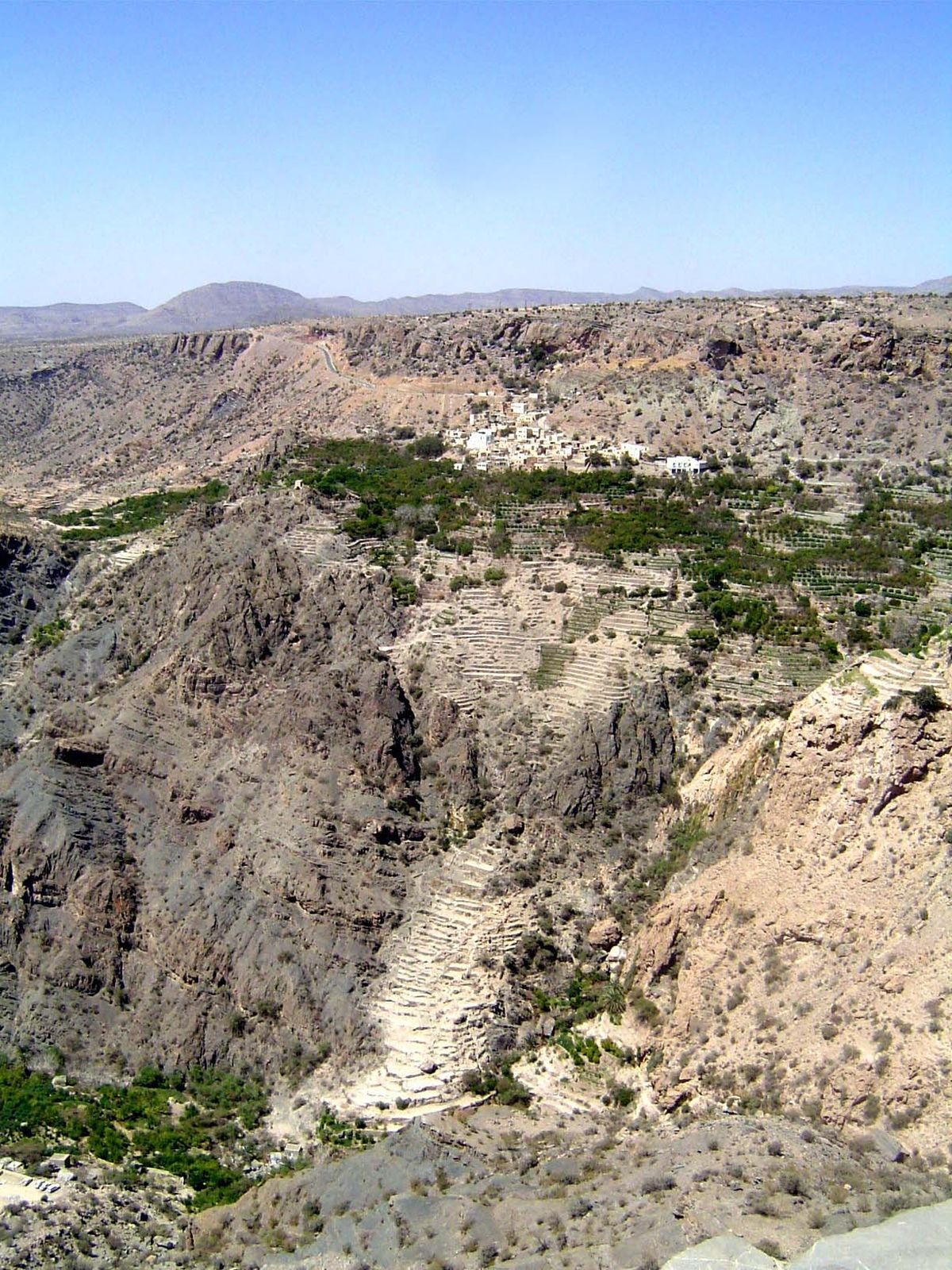 The terraces are perilous but extremely old and, surmisedly, of Persian origin.