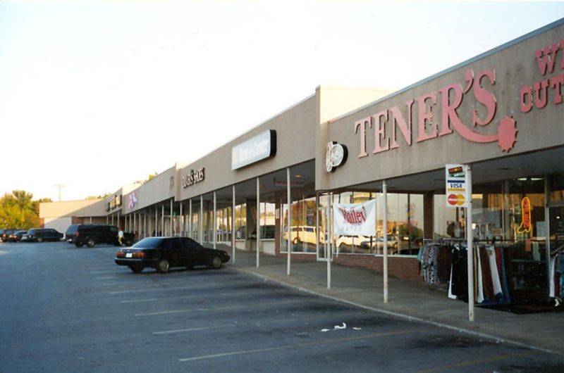 Houses were demolished to make room for it. For a while, there was a Penney's here.