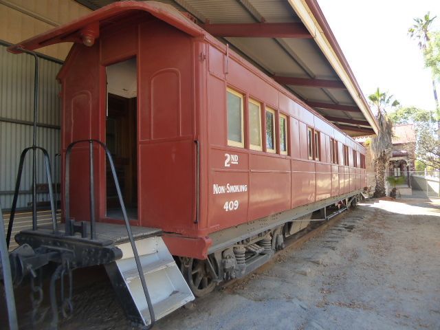 The museum has a collection of the tramway's cars, too.