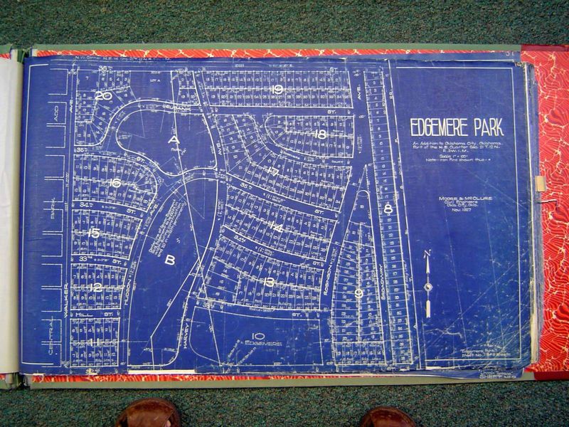 Here's a more representative Moore project: Edgemere Park, on the right side that would be the west side of the Santa Fe tracks just south o
