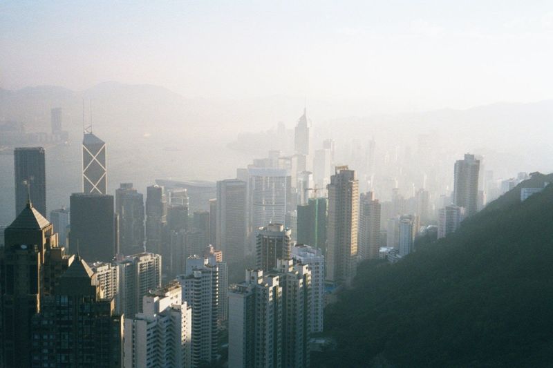 It virtually obscured Wan Chai, the district to the east of Central.