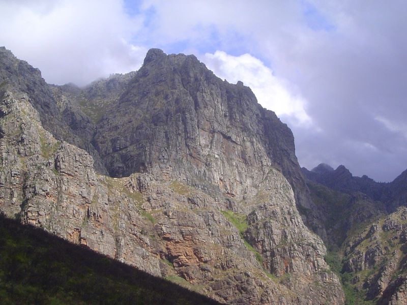 Mountains hardly get more rugged than these.