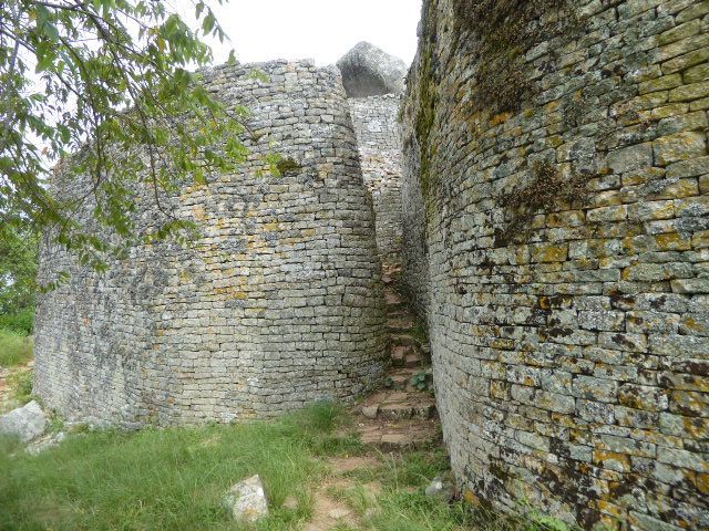 Here's a preview of what's up top.

The mountain naturally sheds parallel-sided slabs of granite. Presumably they were the inspiration for s