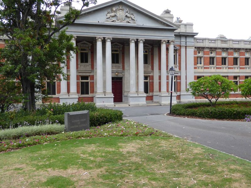 Almost next door, the supreme court of Western Australia.