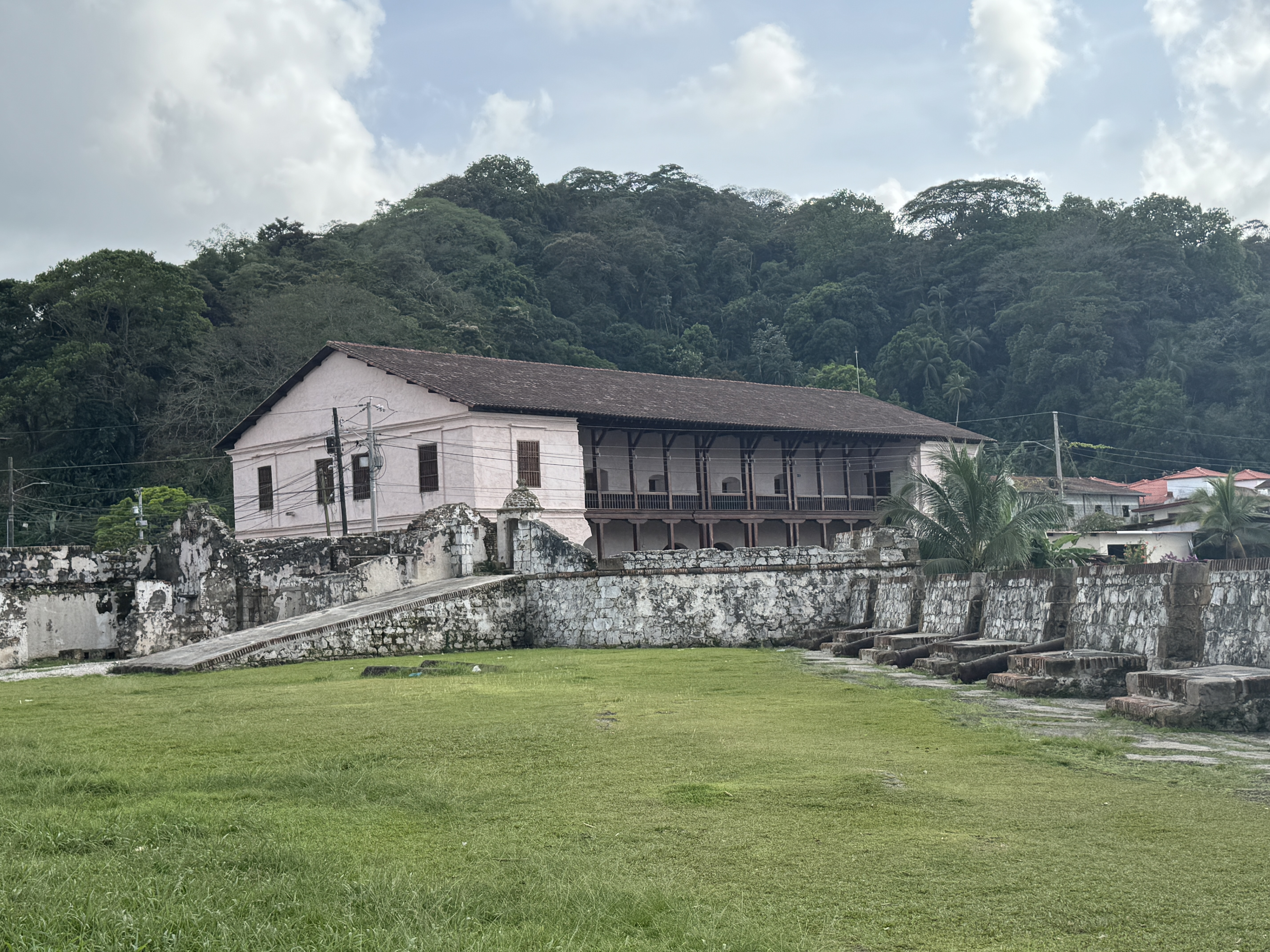 Is this intrusion?  It's the old Spanish aduana or custom house, where treasure was counted before heading east.