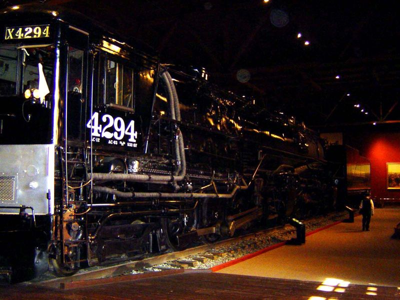 The museum also has the only surviving SP cab-ahead engine. These immense engines, with a view far superior to that offered by the conventio