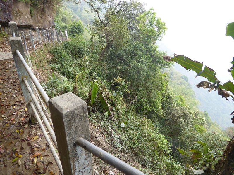You might think that the path leads to some village across the canyon.