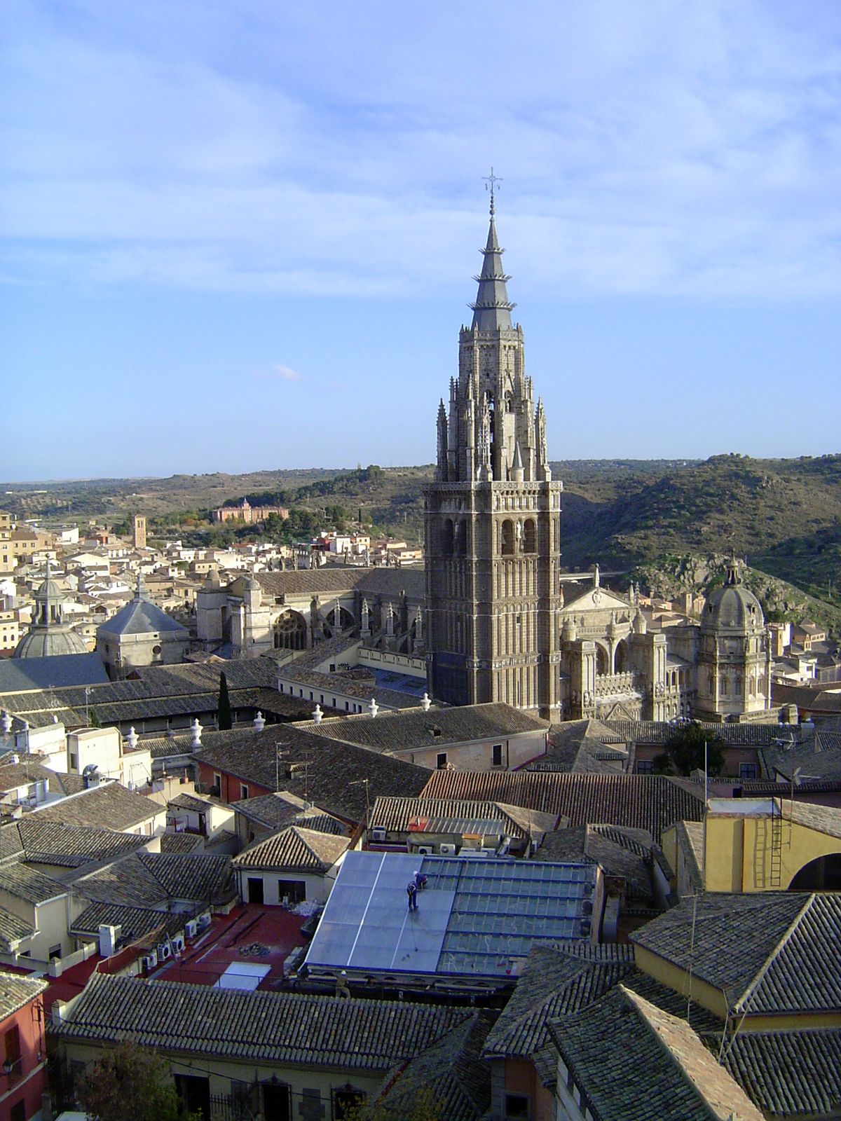 From the church towers, there is a fine view of the cathedral.