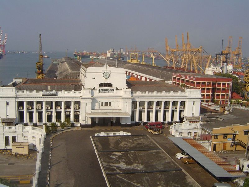 Seen from the Grand Oriental Hotel, the Custom House is now used for other purposes—nobody arrives by sea anymore—but the view beyond is a r