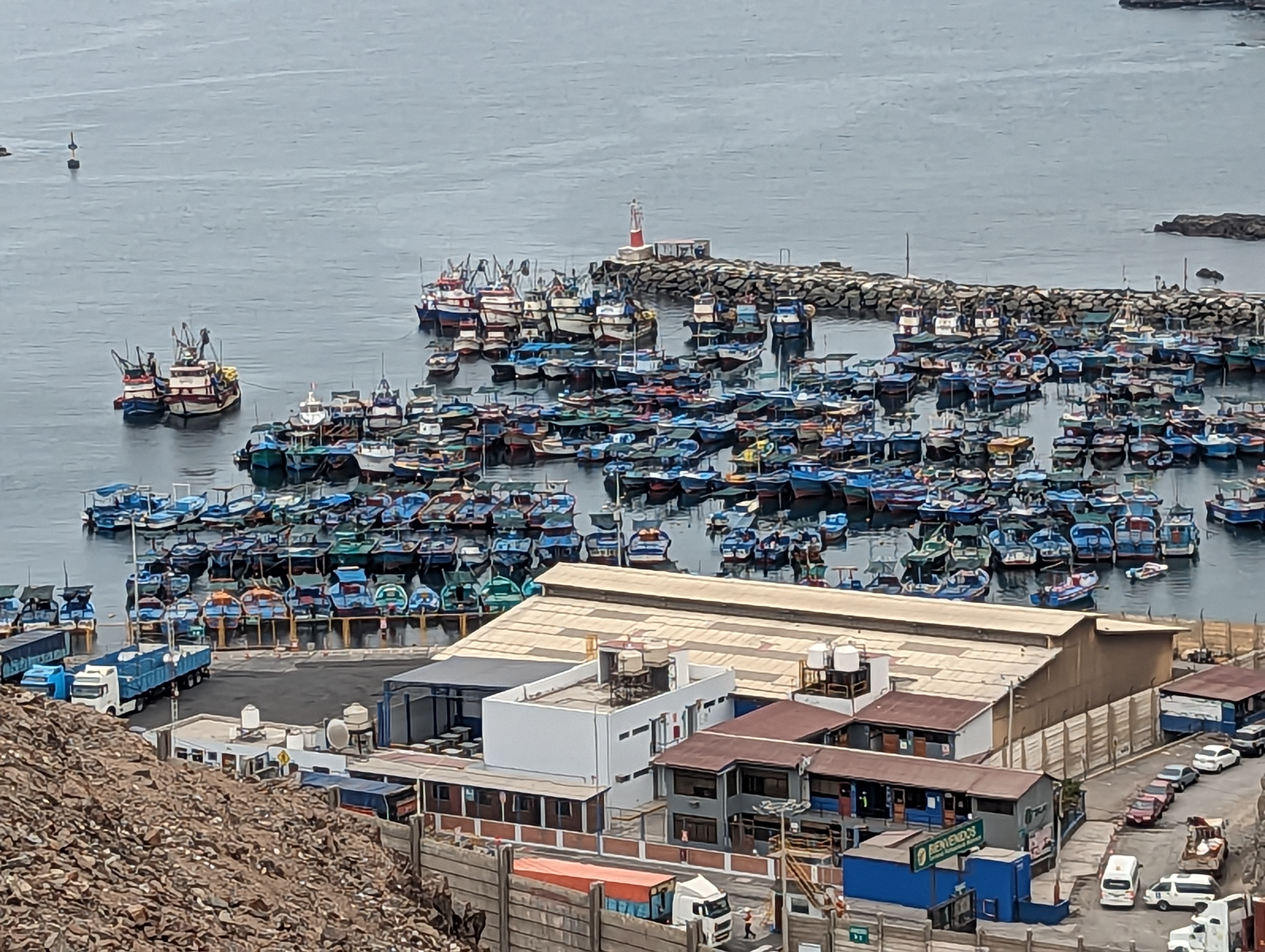 Fishing boats at Matarani.