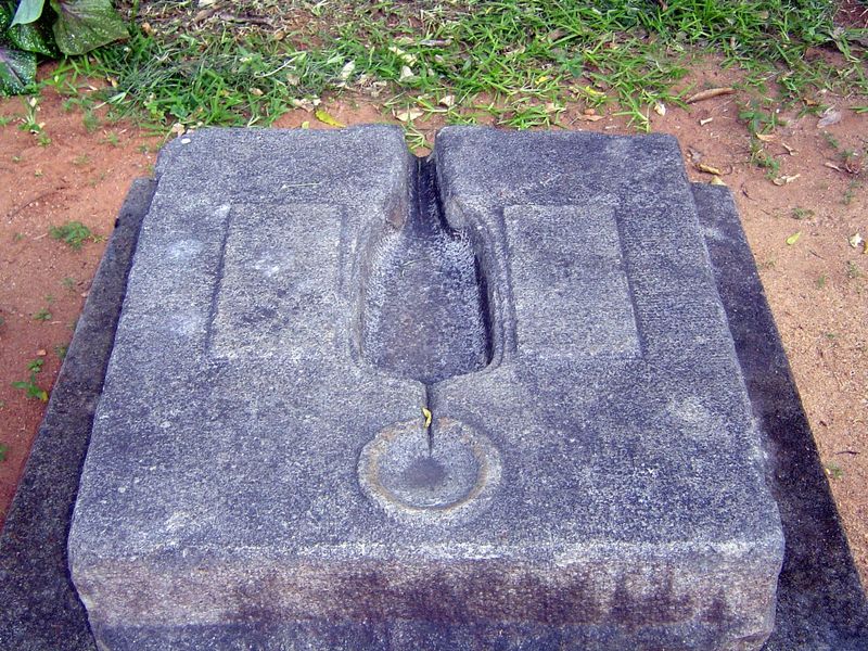 The monasteries were fastidious about many things. Here's one of many surviving toilets, which drained into underground pits.