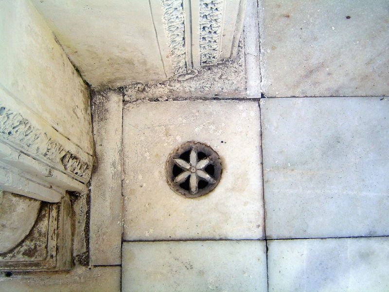 Floor drain.