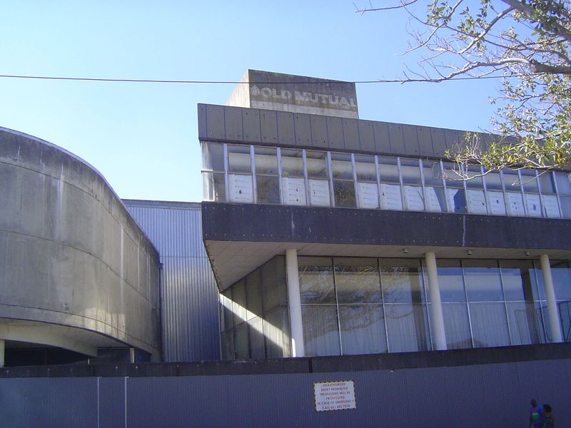 Here, just before its demolition, is the Werdmuller Centre, opened in 1975 and much praised by architects, though not by shoppers.