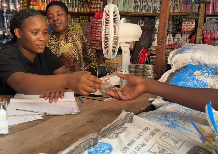 A grocery transaction in Chikwawa.