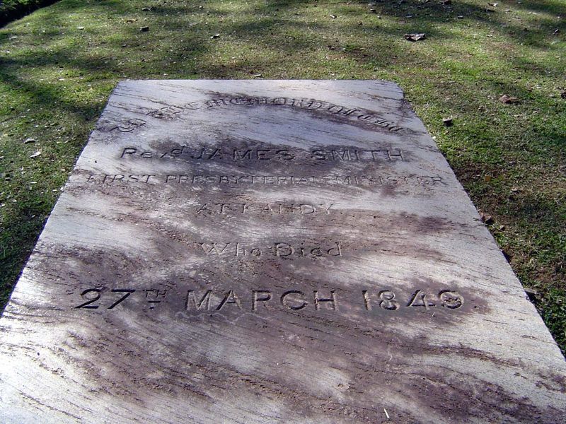 The Reverend James Smith 1802-1849, first Presbyterian minister in Kandy. An obituary describes him as "burning with no indecorous missionar