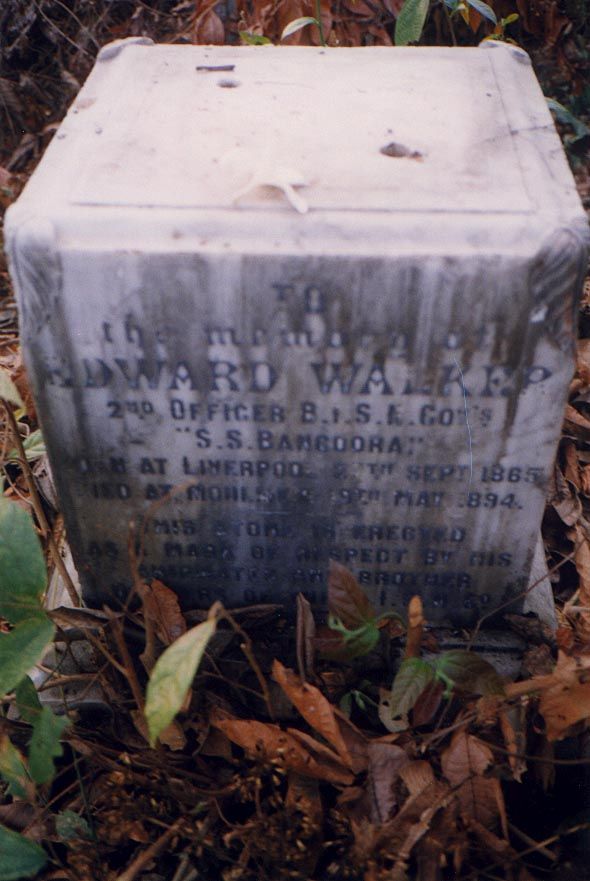 If South Asia wasn't the "white man's grave," it came pretty close for a while. Are the proportions of the stone odd? Well, there's a reason