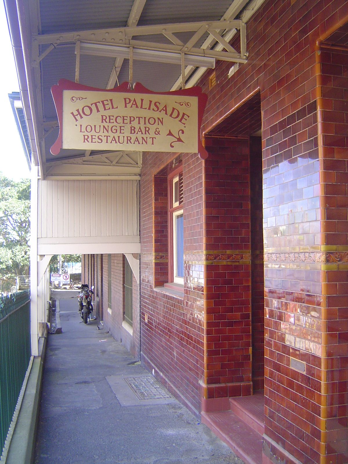 Nice glazed brick.