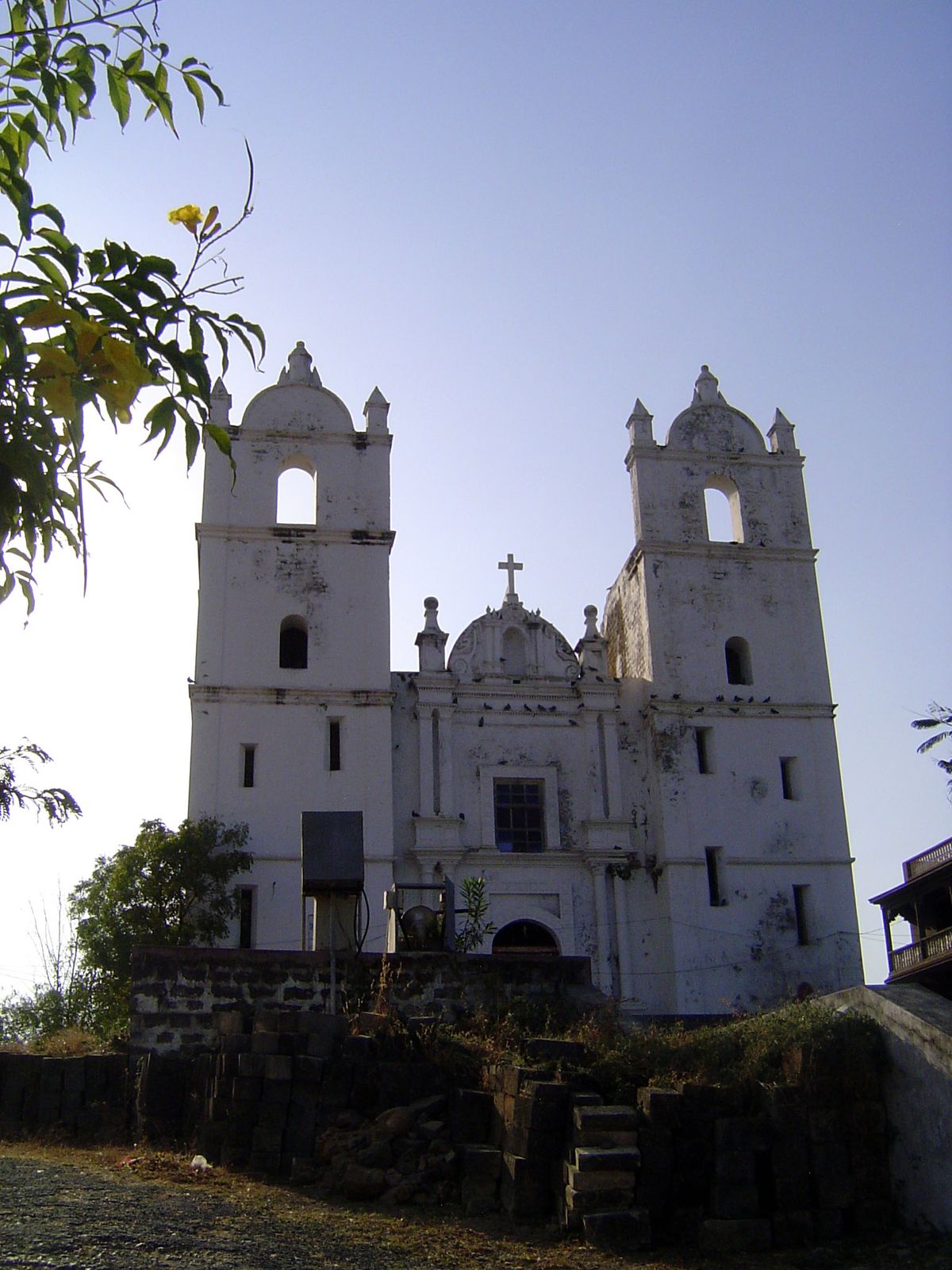 About two miles to the west, in the separate village of Fudam, there is yet another church, the Church of Our Lady of Remedies, from 1667.
