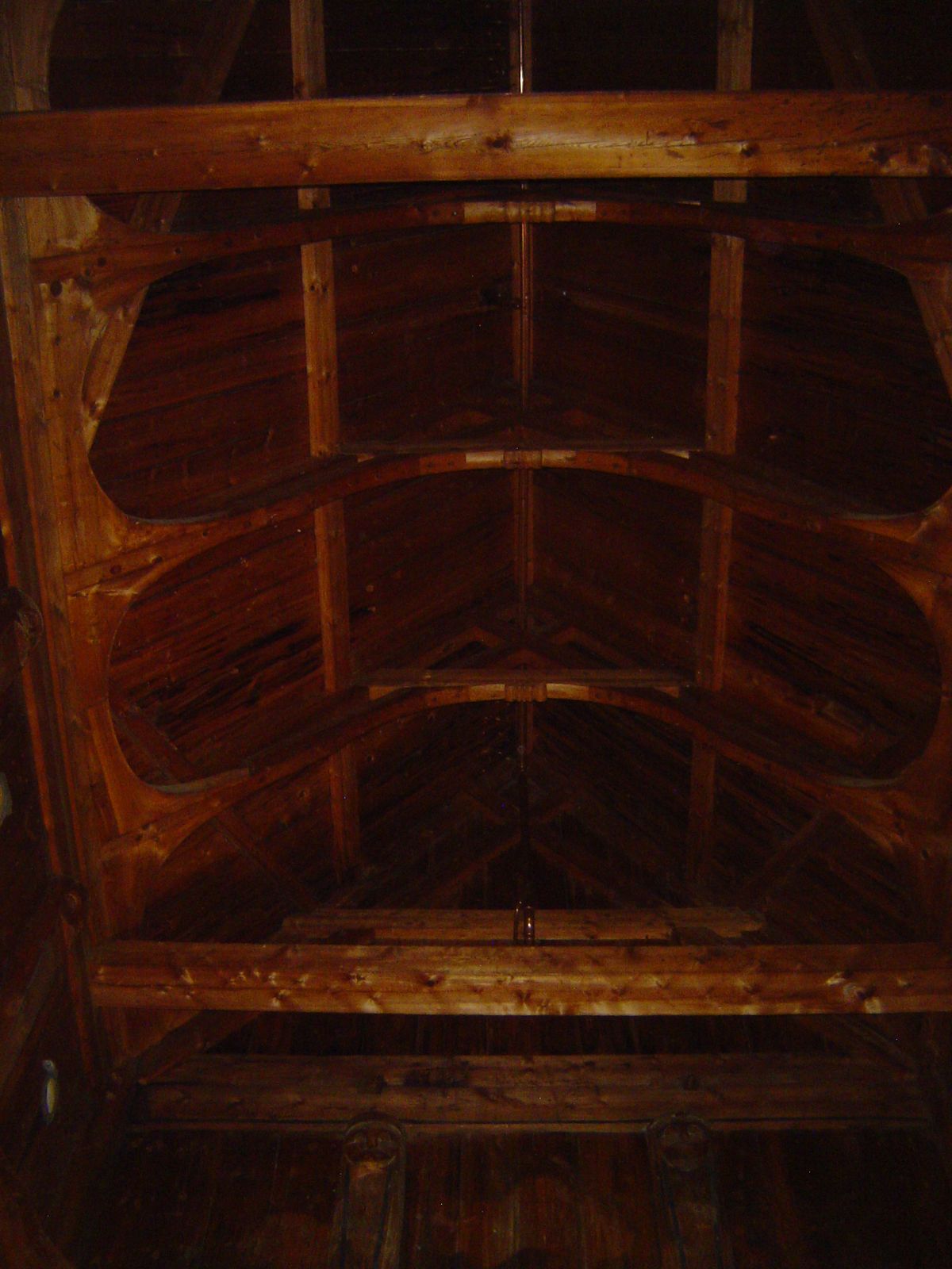 Nave roof.