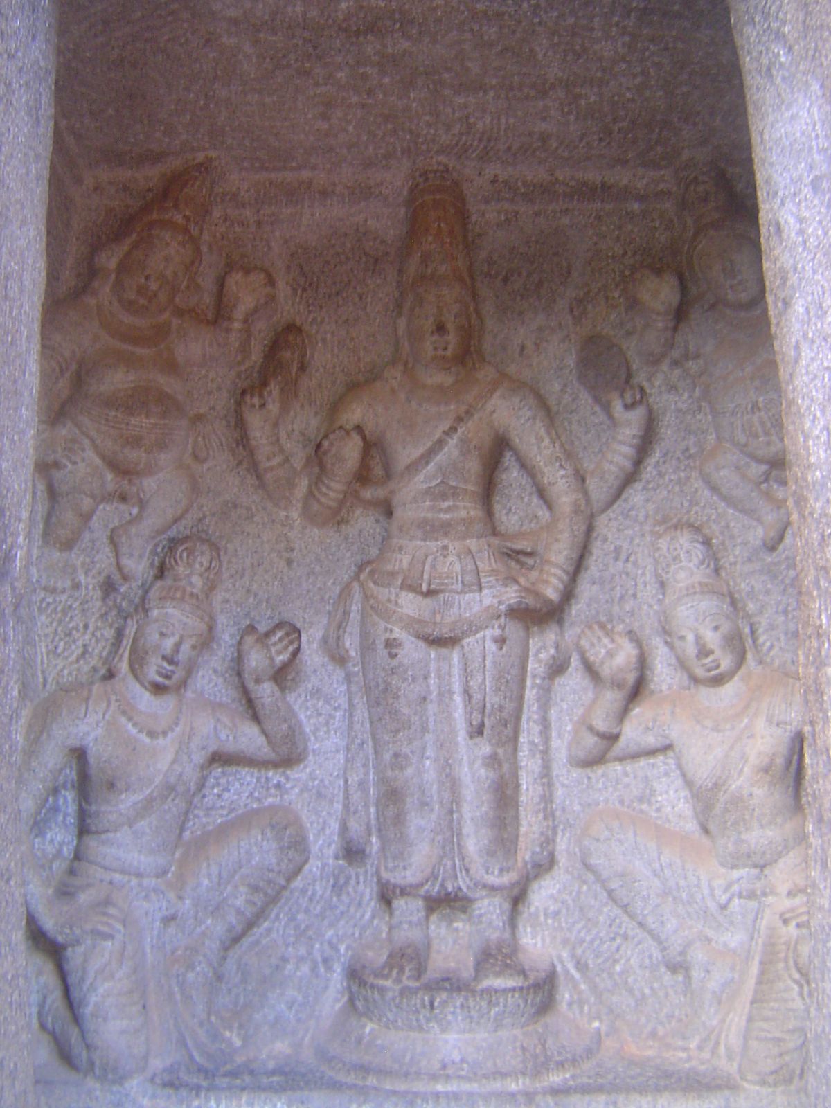 The other side shrine is dedicated to Vishnu.