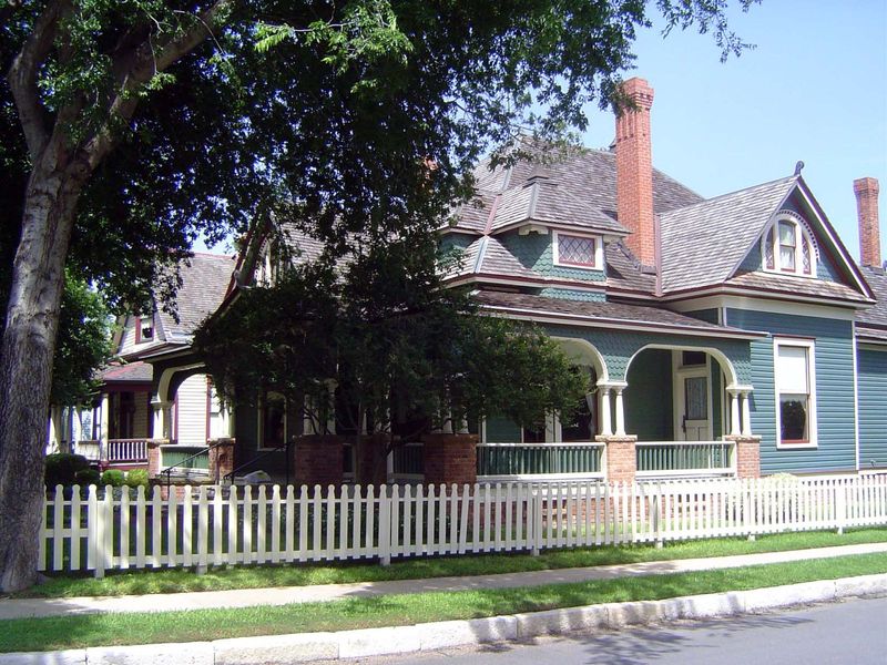 Outside the Heritage Village, perhaps the best lineup of historic houses in Dallas is the Wilson Block, a line of houses built about 1900 by