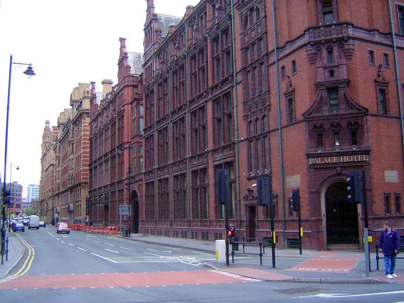 Now the Palace hotel, the Refuge Assurance Company stretched down Whitworth Steet to India House. Bridgewater House is on the other side of 