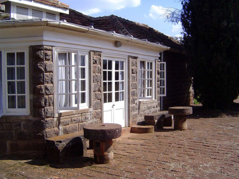 Rear view. The house was built in 1912 and sold to the Blixens in 1917. Karen Blixen lived here until 1931, when she sold the property and l