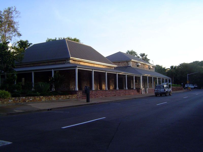The old courthouse and police station, 1884.