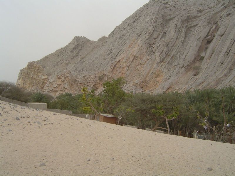 Despite the desert, there is water.