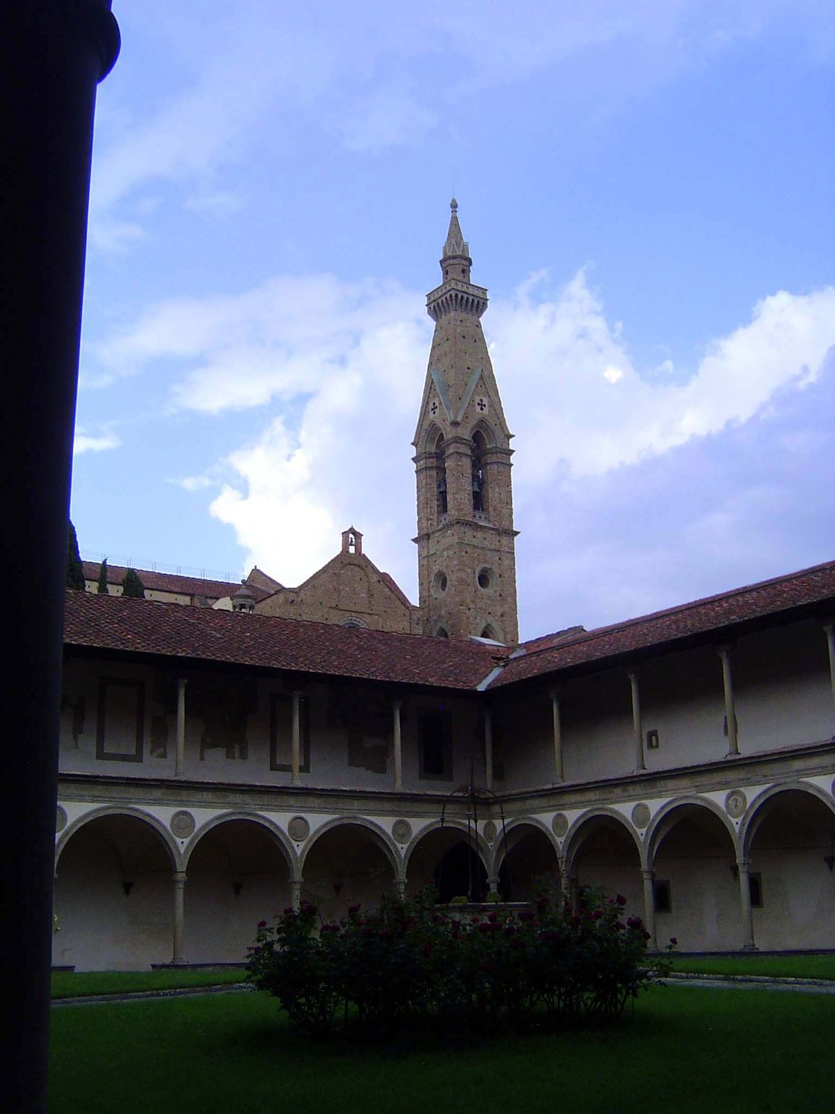 The cloister.