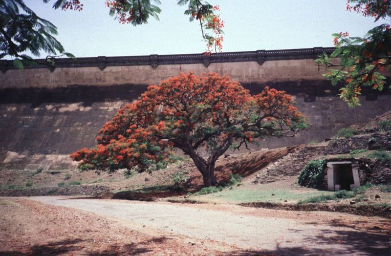 Even in the British period, some structures were very substantial. This is the masonry Marikanave nowadays VanivilasaDam. It was sponsored b