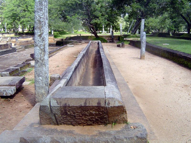 We'll return to Abhayagiri, but here is another puzzle to consider. Any ideas? Answer: it may have held cooked rice, enough for the monaster