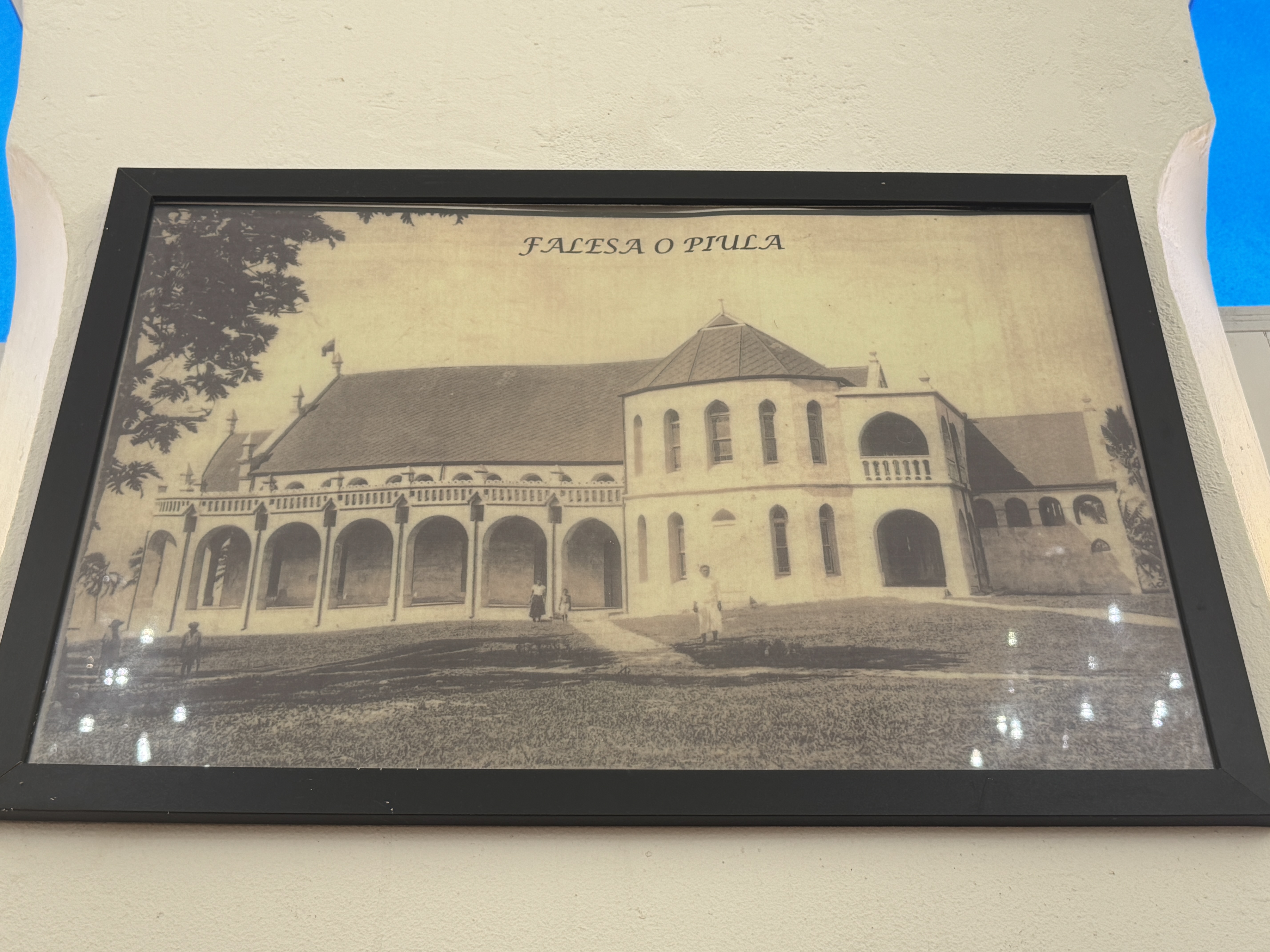 Here, a dozen miles east of Apia, is the Beulah Church, or Falesa o Piula, a Methodist church.   There are an estimated 300 churches in Samo