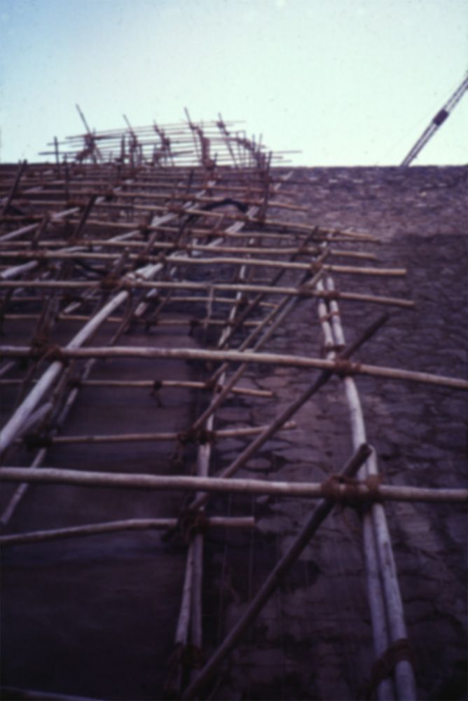 The same dam from the base.