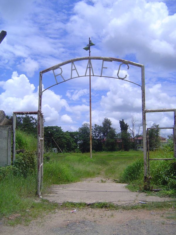 The mine provided a recreation club, including these grounds for the Roan Antelope African Football Club. The team still plays at a nearby s