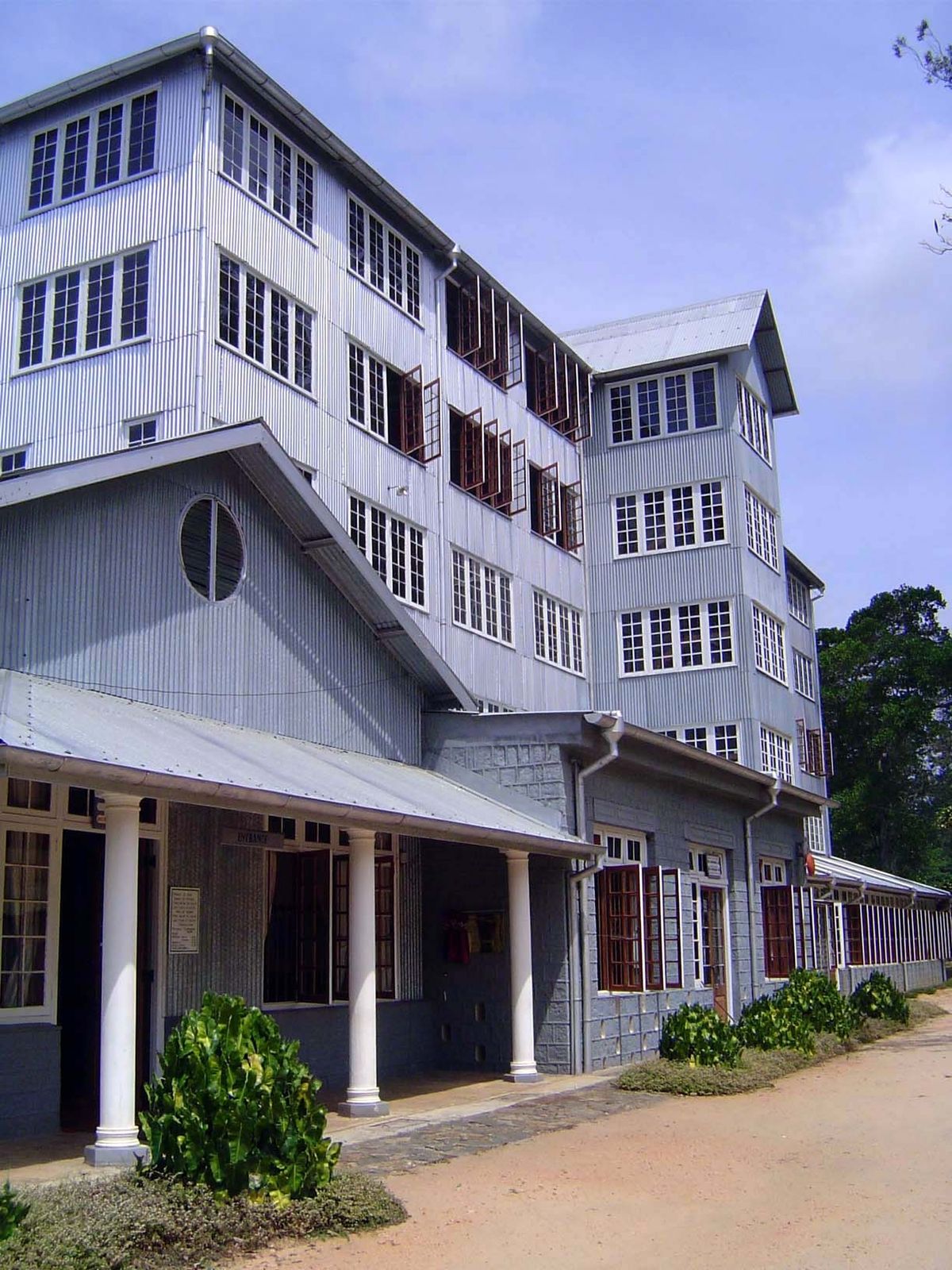 The roads were built to serve the plantations and the tea factories, like this one, now an excellent industry museum.