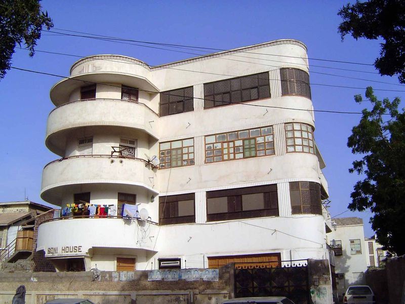 Deco, late in the colonial day.