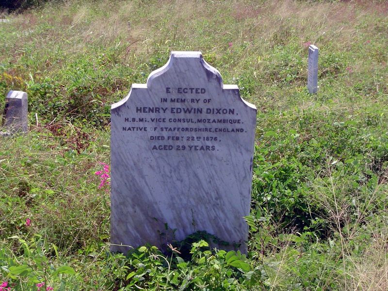A stone from the last days of Mozambique Island as a capital city.