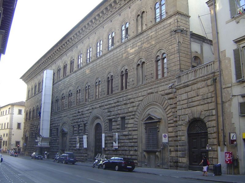 By the 15th century, a new form had evolved: this is its archetype, the Palazzo Medici-Riccardi, finished in 1444 and designed by Michelozzo
