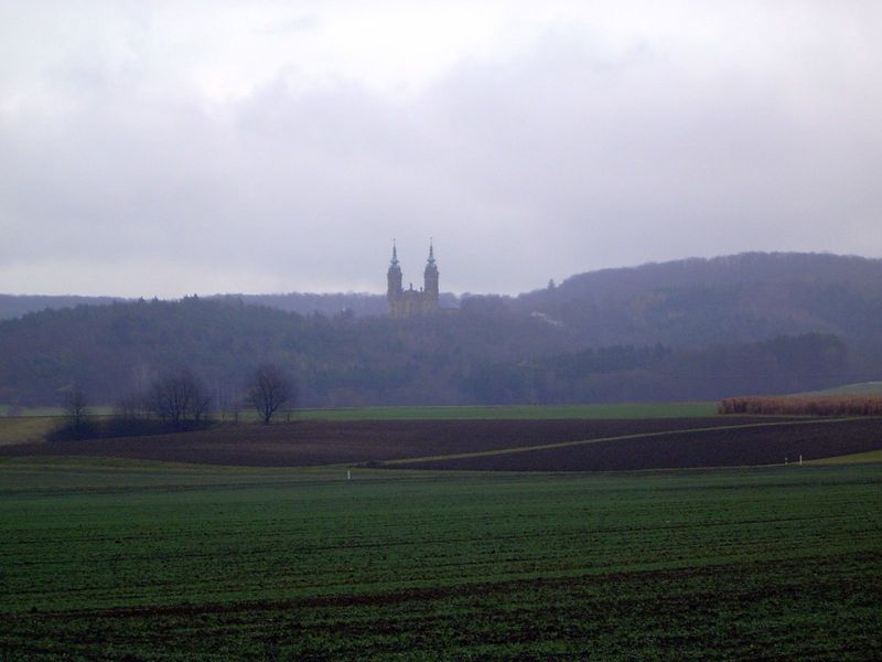 And so to Vierzehnheiligen, built 1743-72 on the supposed site where a shepherd saw a vision of the Christ Child surrounded by 14 saints app