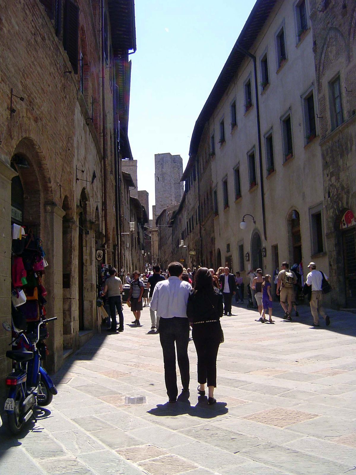 Strolling on San Matteo.