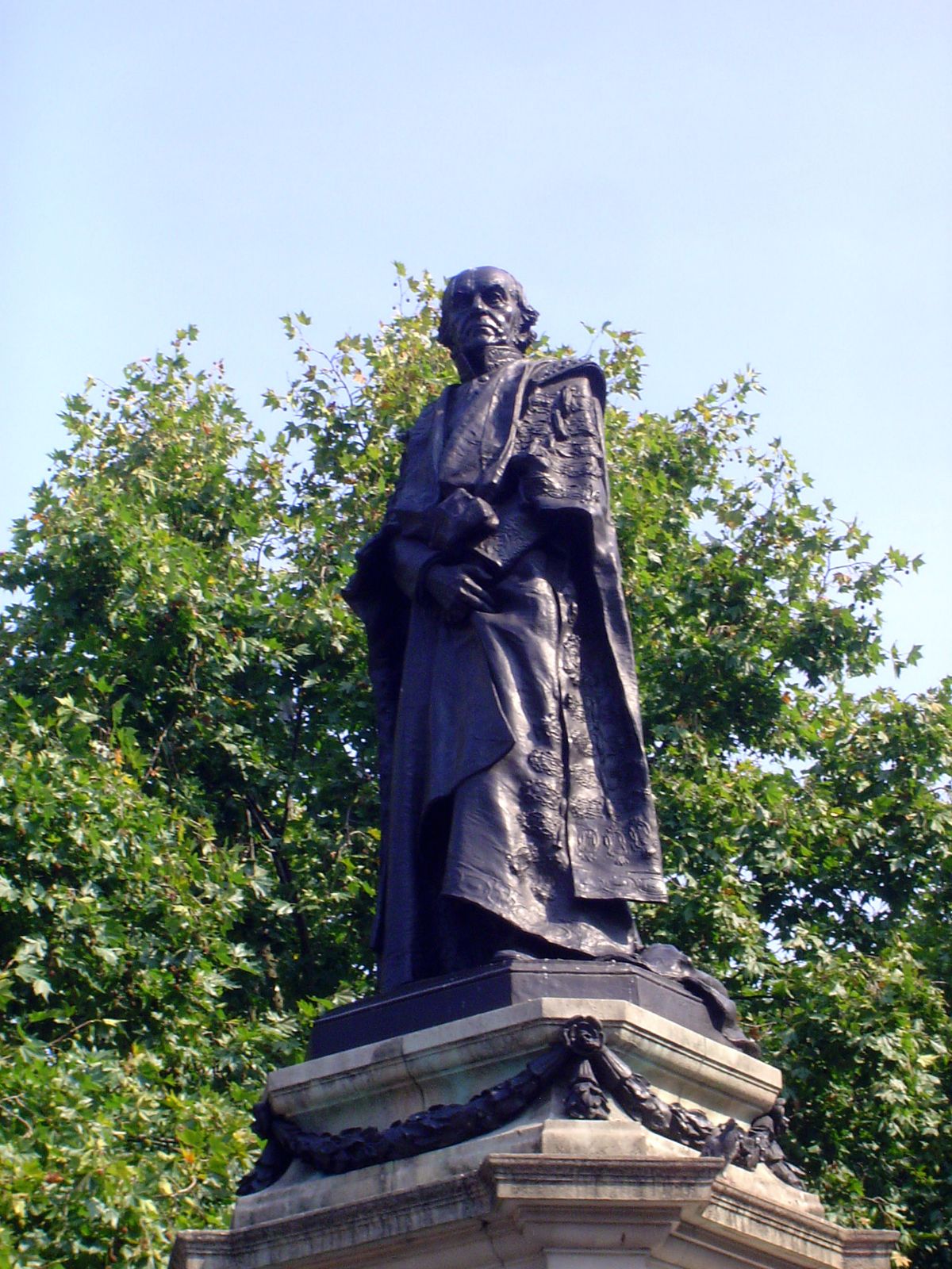 Gladstone, where the Strand becomes Fleet Street.