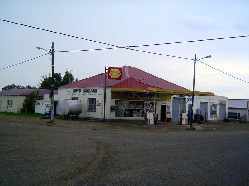 Gas station.