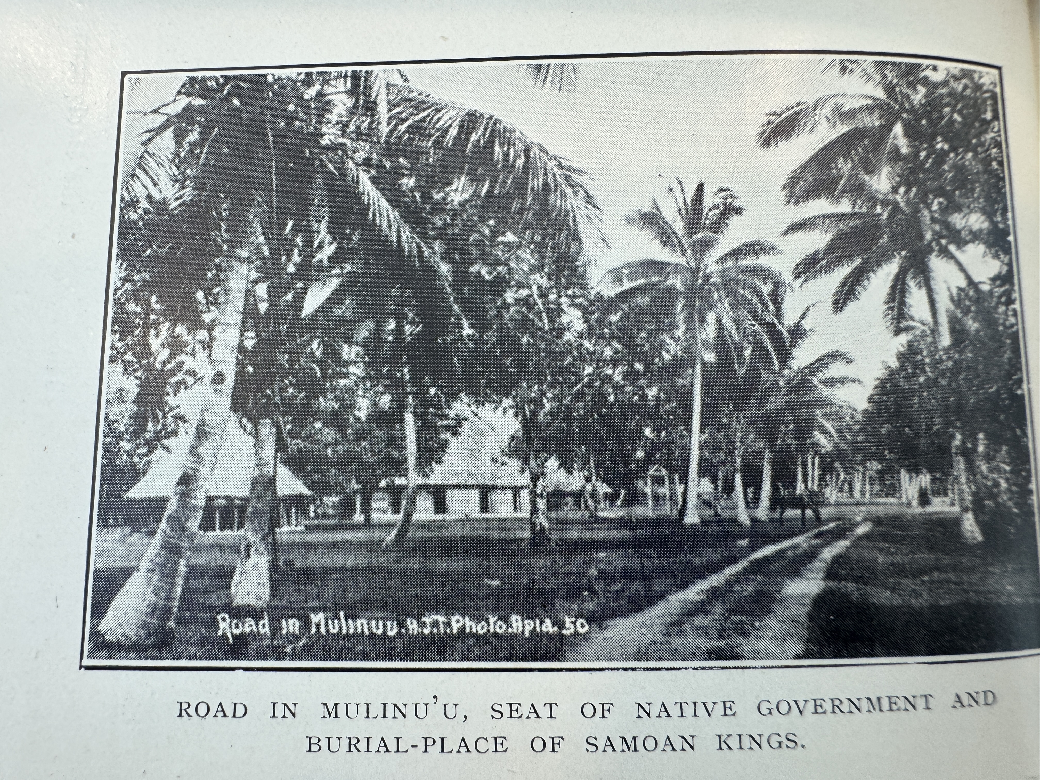 Since we're out here, I want to show you the tombs of the two Samoan leaders who you saw earlier and who Henry Adams and John La Farge so ad