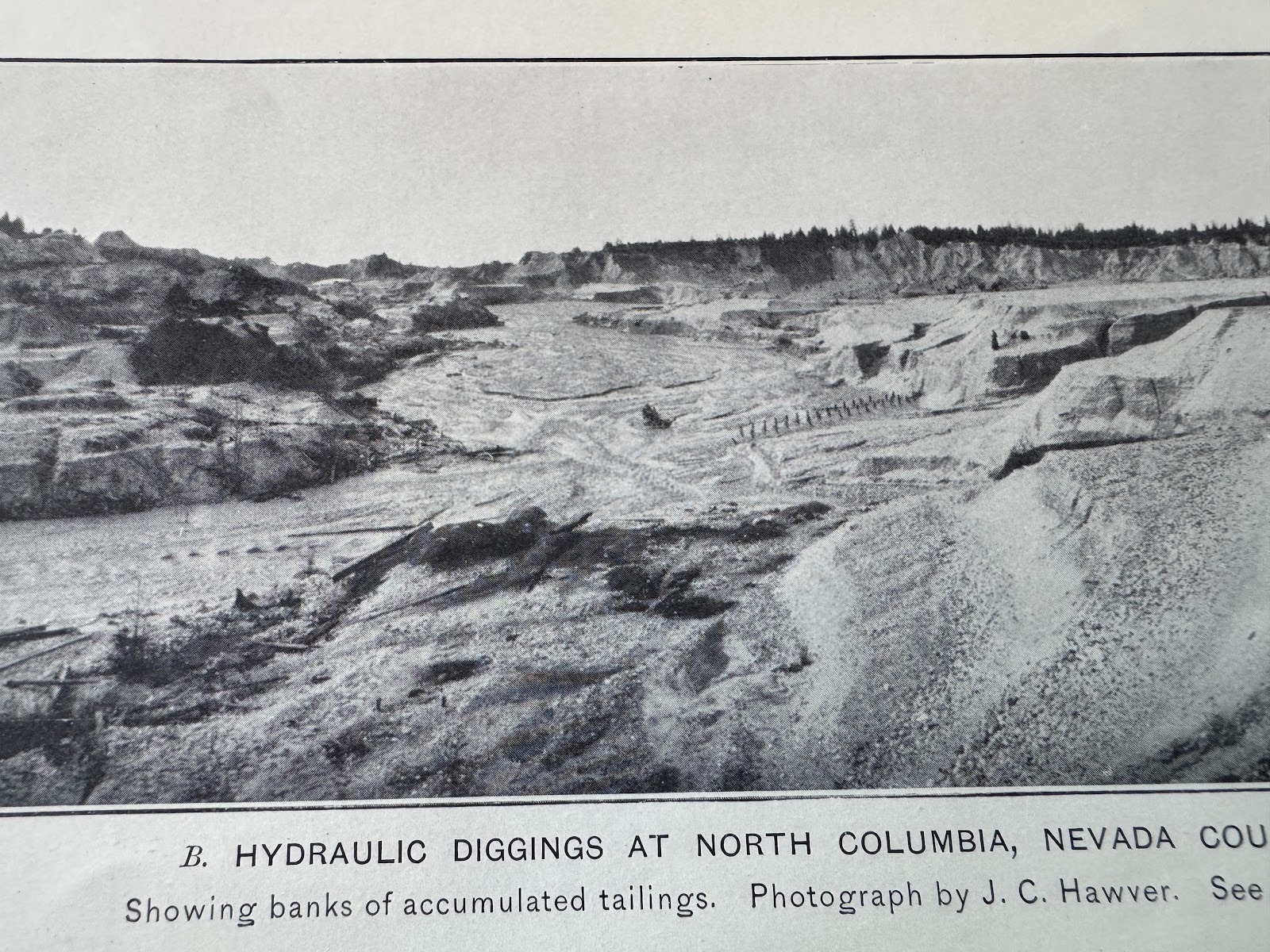 Hydraulicking washed so much debris downstream that landowners sued to stop the practice.  Federal judge Lorenzo Sawyer held in their favor,