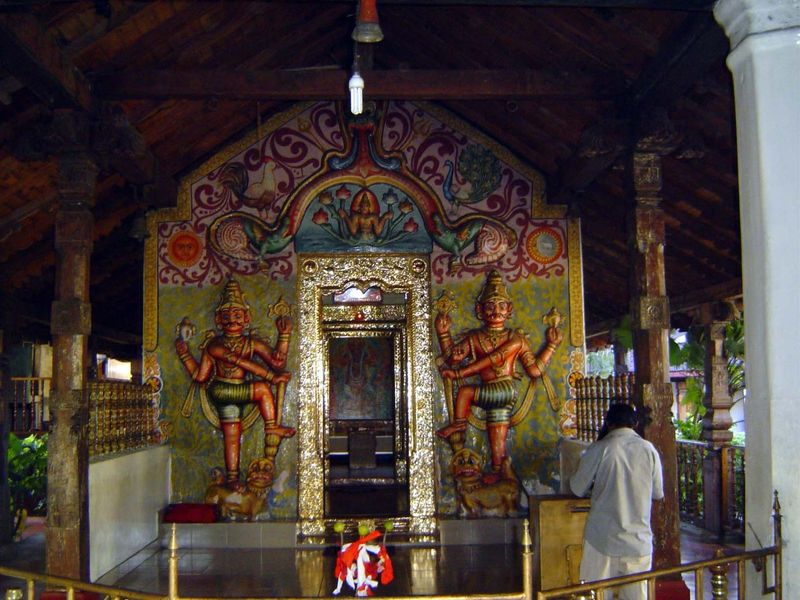 The shrine, none too subtle.