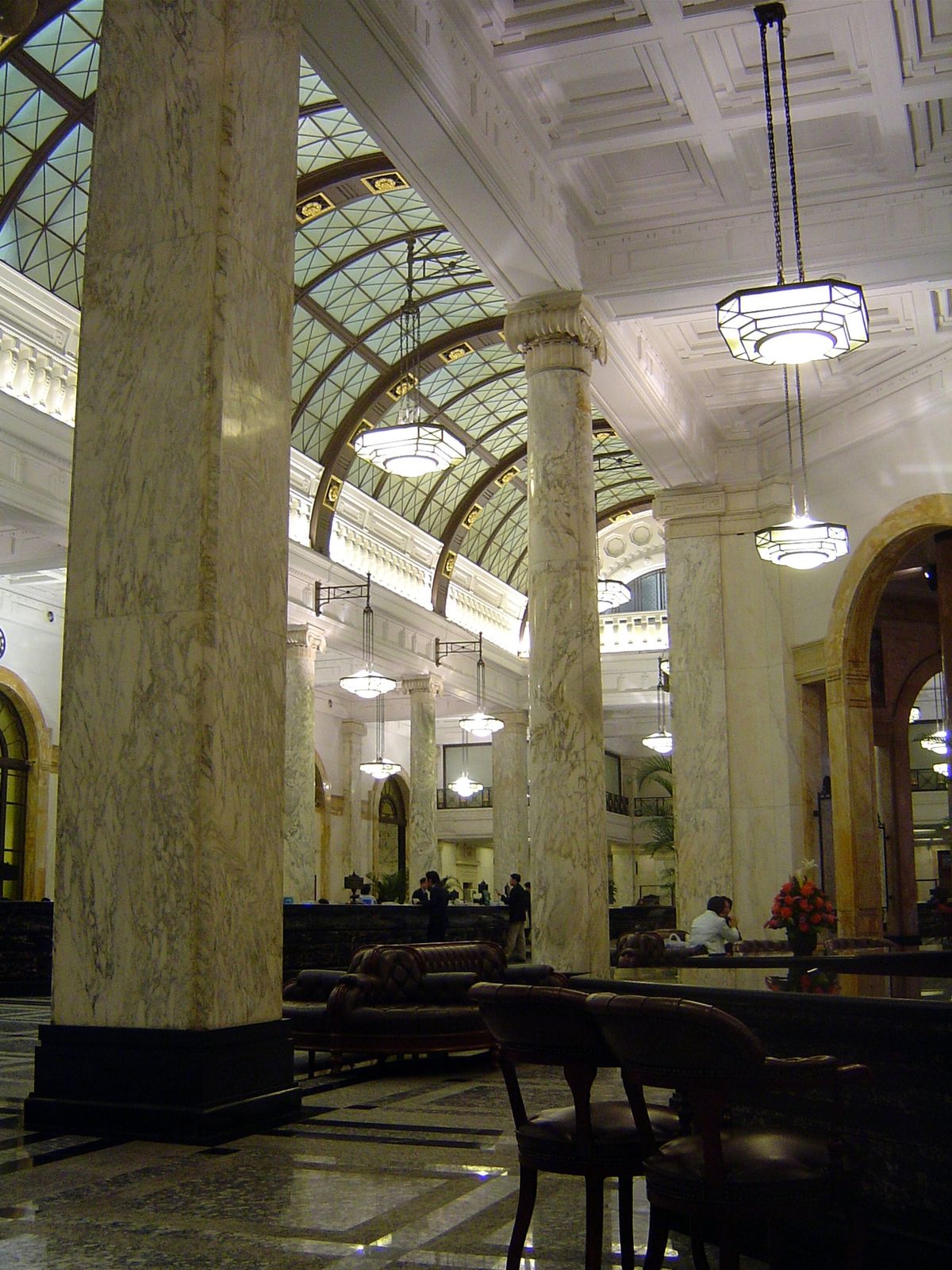 Banking hall.